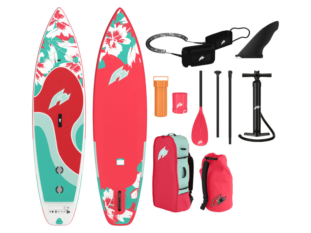 F2 Opblaasbaar SUP-board Exotic met pomp en peddel